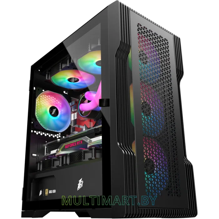Корпус 1stPlayer Trilobite T3 ARGB (T3-BK-4F2(AP))